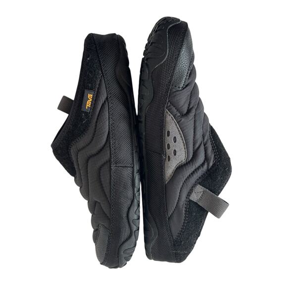 TEVA Re-EMBER Terrain Quilted Slip-on Shoes ULTRA-COMF insole Black Size 6/8 - Picture 8 of 11
